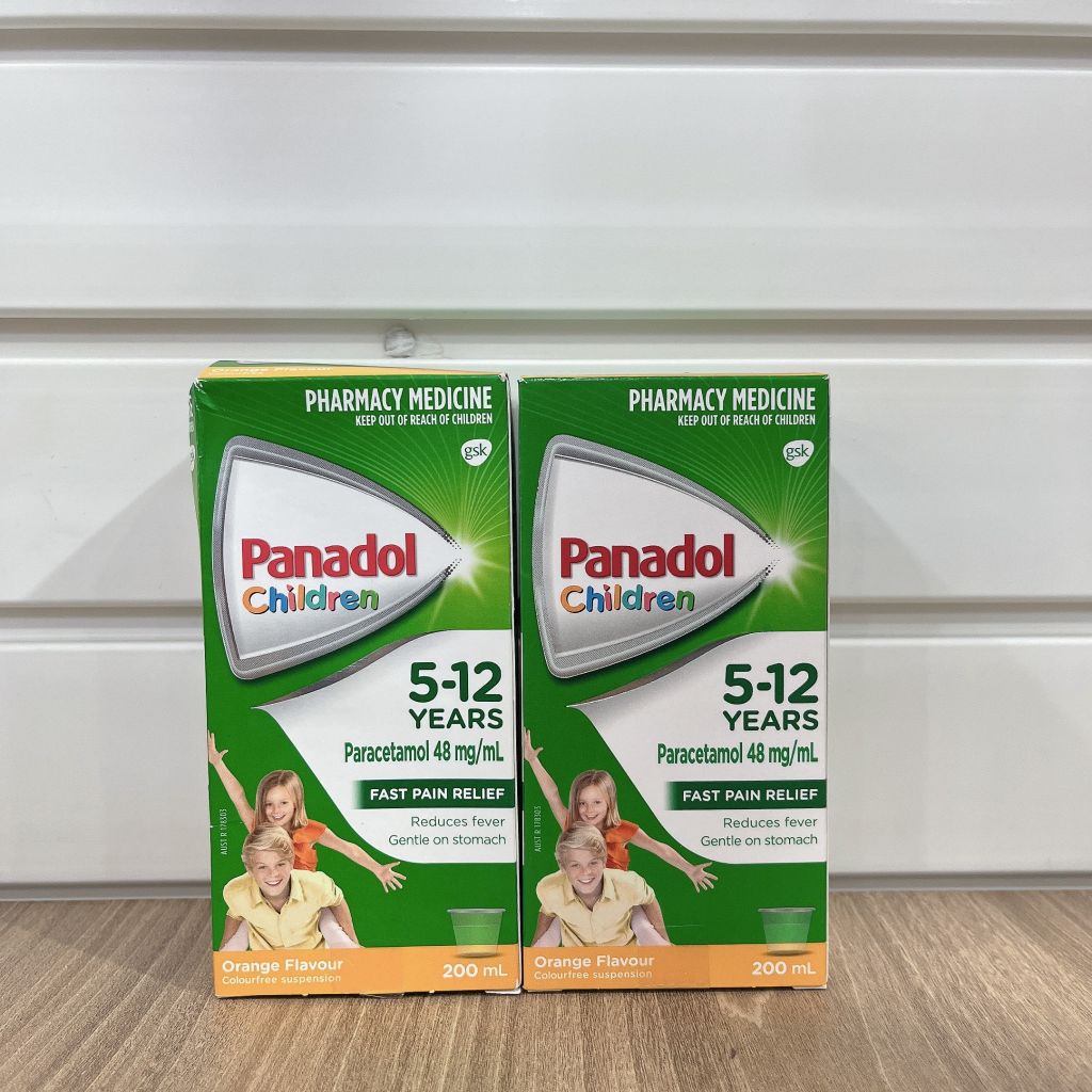Siro giảm đau, hạ sốt Panadol vị cam 100ml (5-12 tuổi)