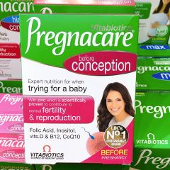 Viên uống hỗ trợ thụ thai cho nữ Pregnacare 30 viên