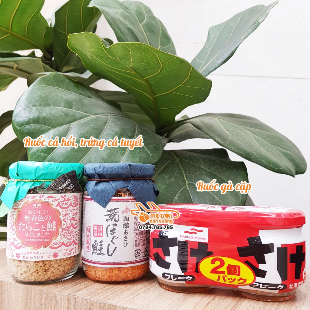 Ruốc cá hồi & trứng cá Nhật 140gr