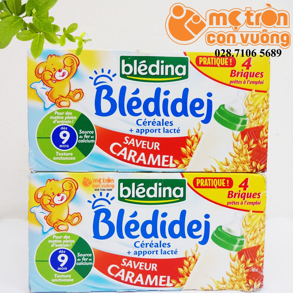 Sữa nước Bledina vị caramen (9 tháng+) 250mlx4