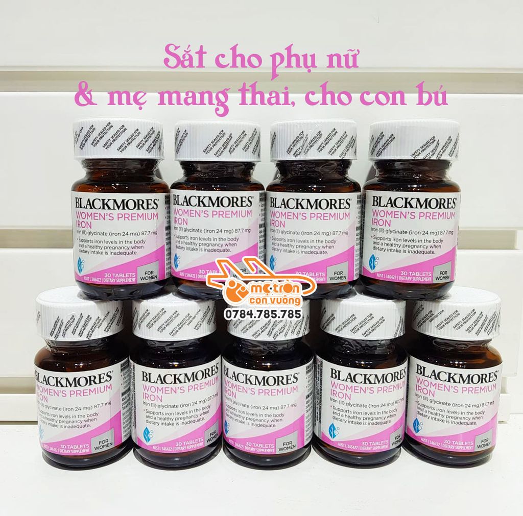 Viên uống bổ sung sắt cho phụ nữ Blackmores 30 viên