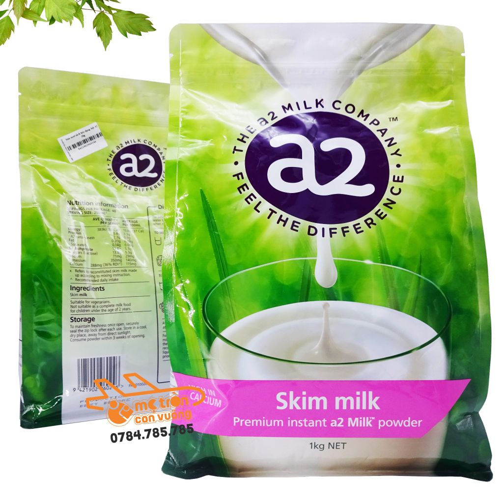 Sữa tươi tách béo dạng bột A2 1kg