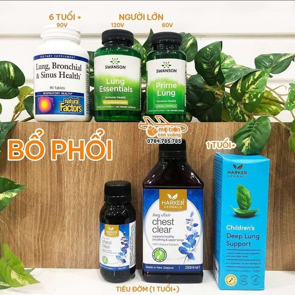 Siro bổ phổi tiêu đờm Harker 100ml (1 tuổi +)