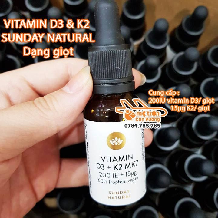 Vitamin D & K2 Sunday Natural