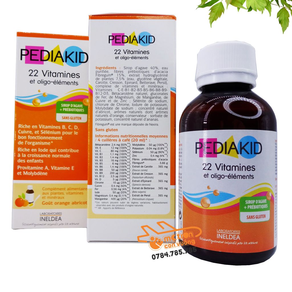 Vitamin tổng hợp 22 loại Pediakid