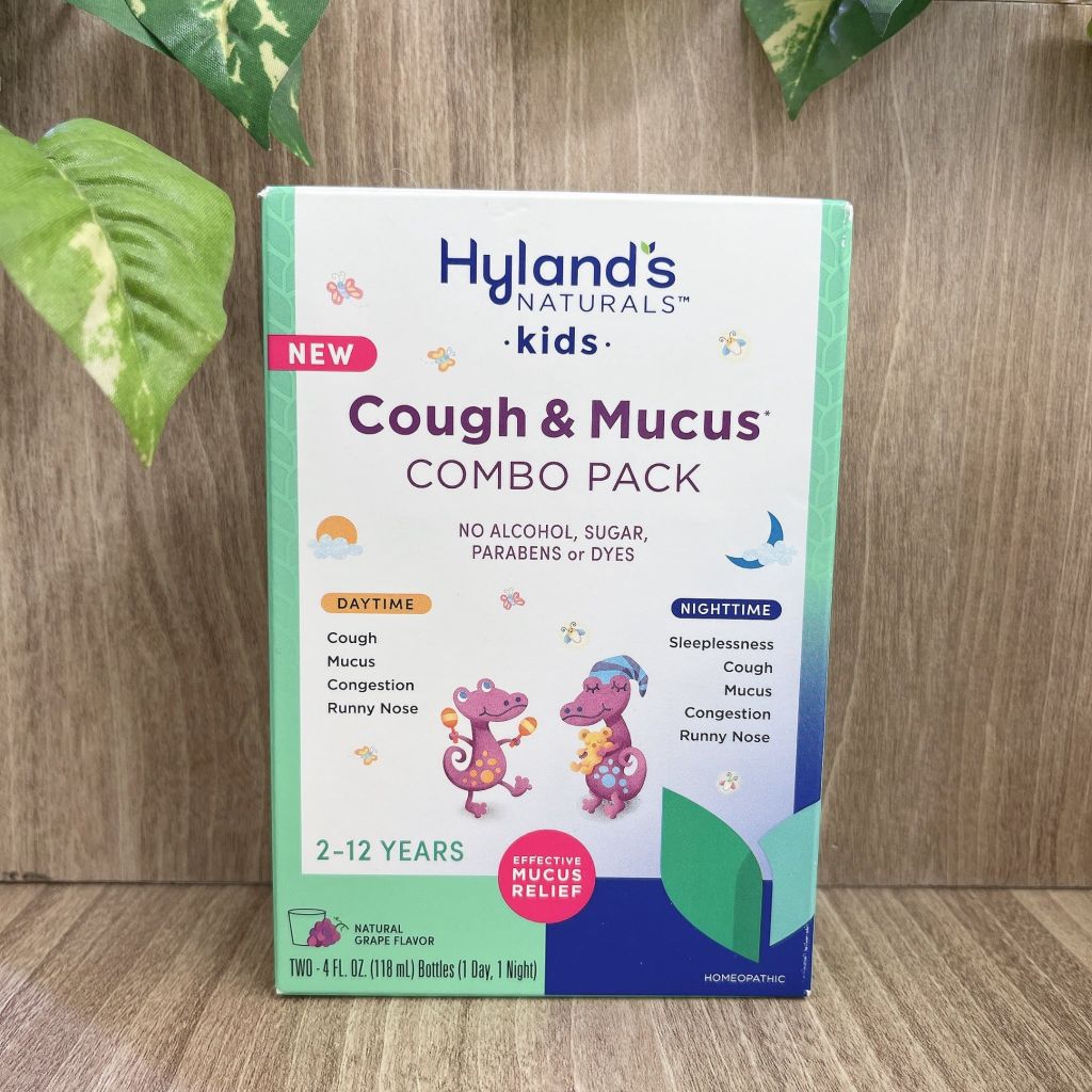 Sét ngày và đêm Hylands kid ho đờm vị nho -118ml (2-12 tuổi)