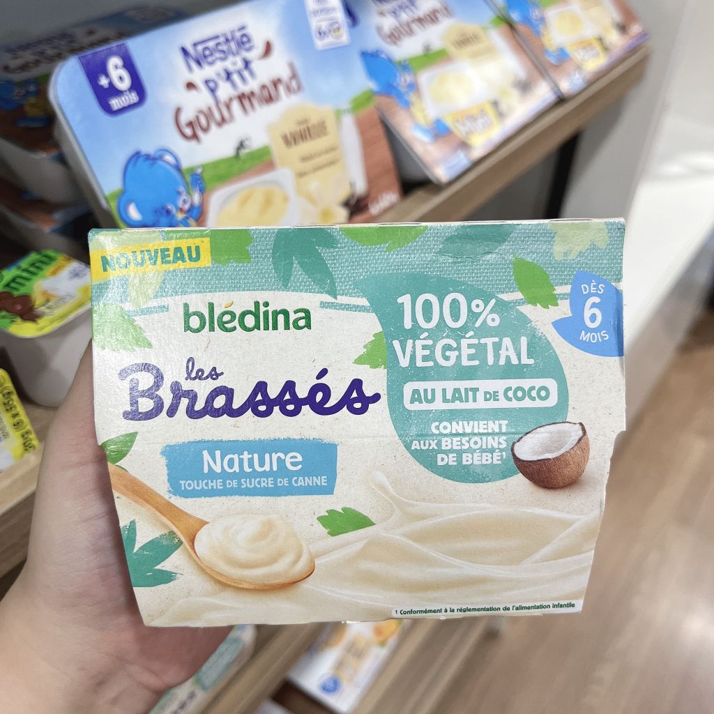 Tráng miệng Bledina vị dừa 95gx4 (6 tháng+)