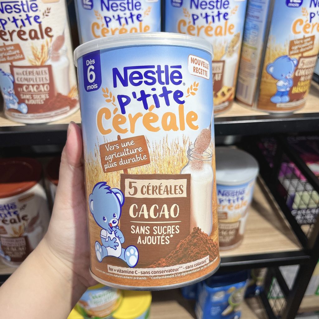 Bột lắc sữa Nestle vị Cacao (6 tháng+)