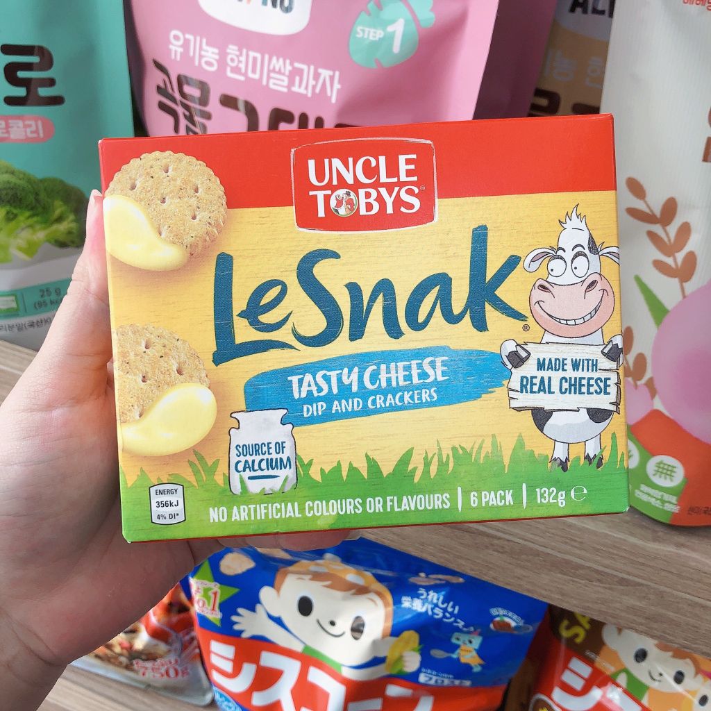 Bánh chấm pho mai Le Snack vị pho mai 132g (6 vỉ)