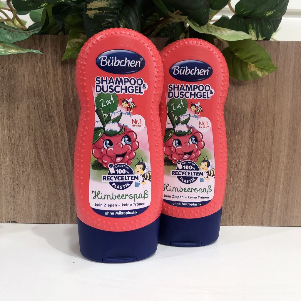 Sữa tắm dầu gội Bubchen hương mâm xôi 2 in1 - 230ml