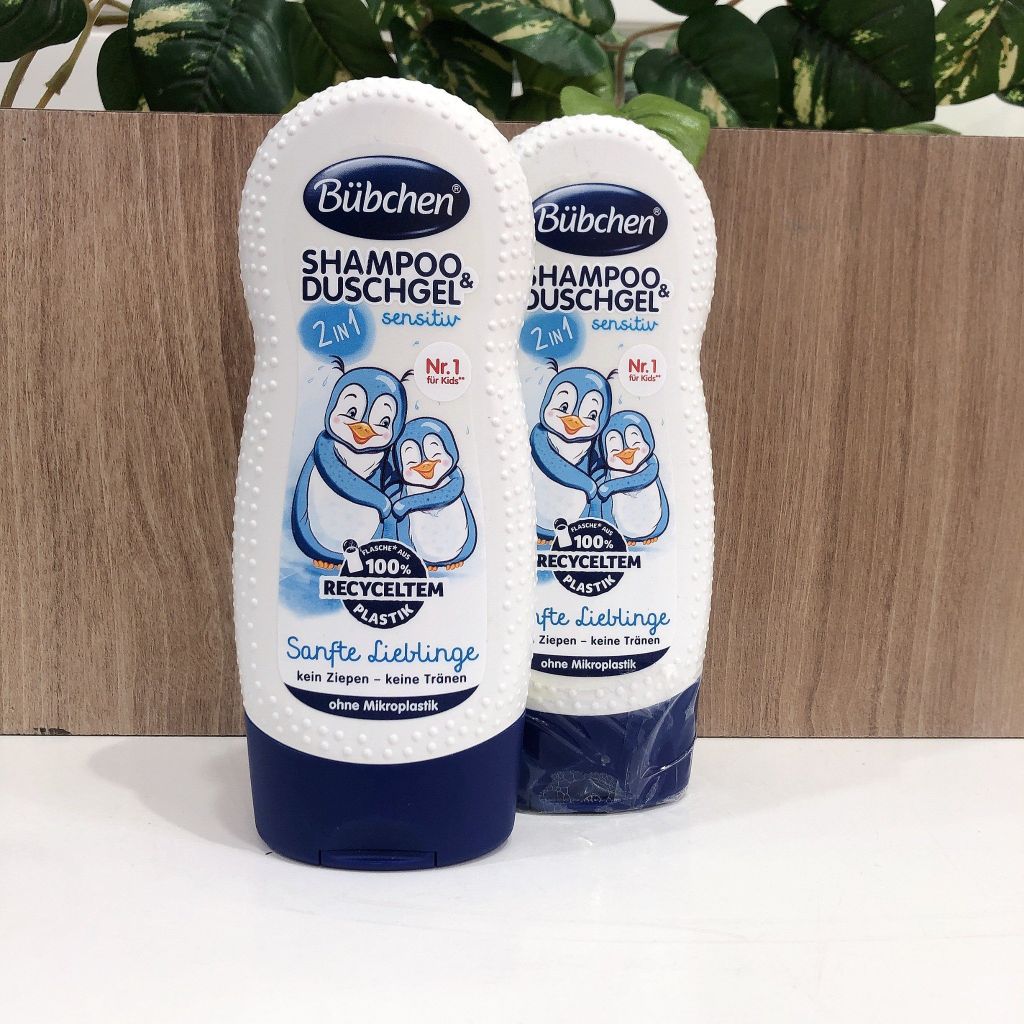 Sữa tắm gội Bubchen chim cánh cụt cho bé gái - 230ml