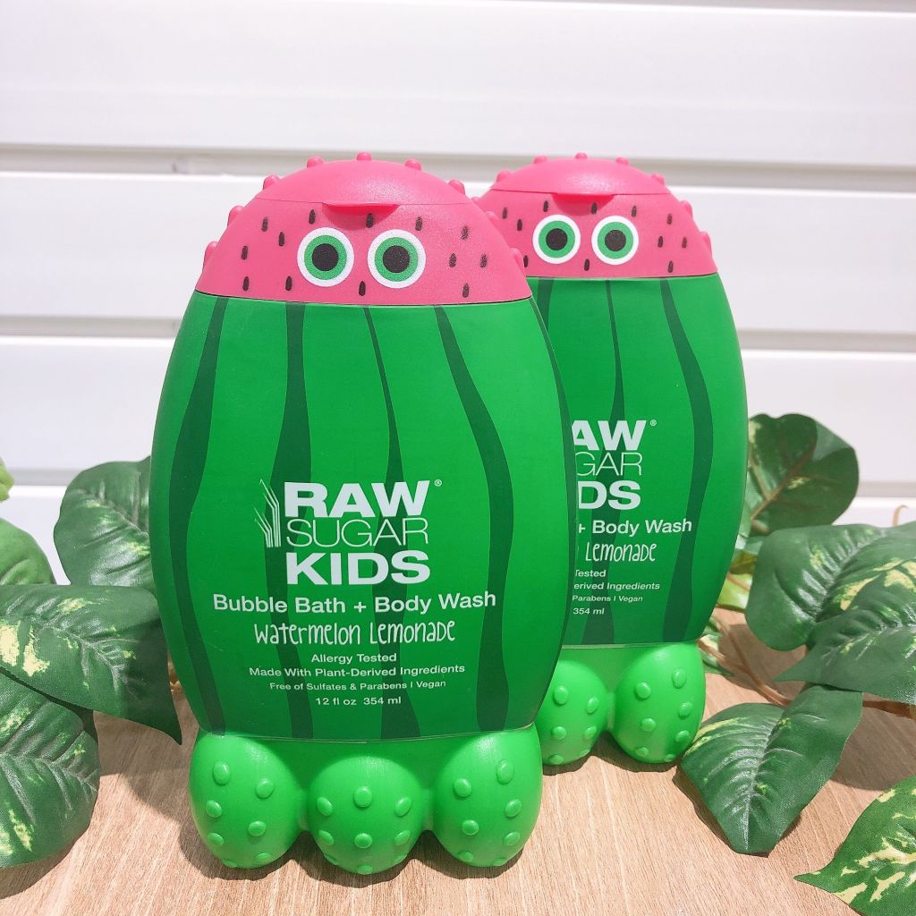 Sữa tắm Raw sugar Kids hương chanh dưa hấu - 354ml