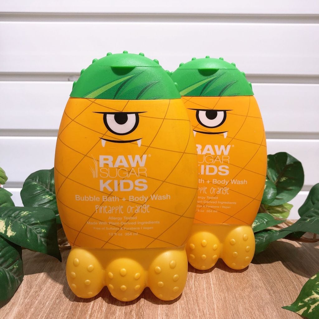 Sữa tắm Raw sugar Kids hương cam dứa - 354ml