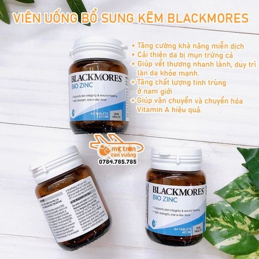 Viên bổ sung kẽm Blackmores 84 viên