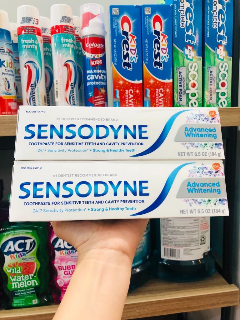 Kem Đánh Răng Sensodyne Cho Răng Nhạy Cảm & Ngăn Ngừa Sâu Răng