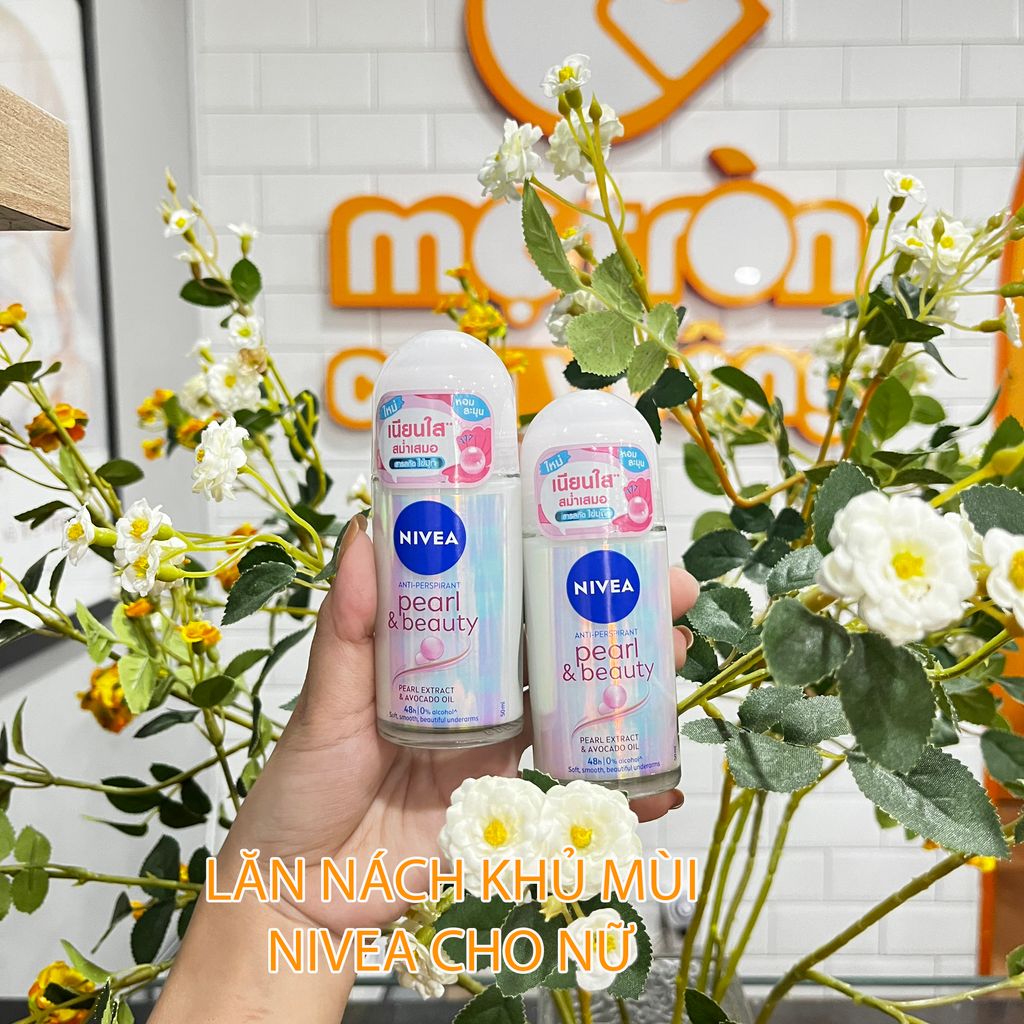 Lăn nách Nivea khử mùi ngọc trai chống mồ hôi 50ml - Thái lan