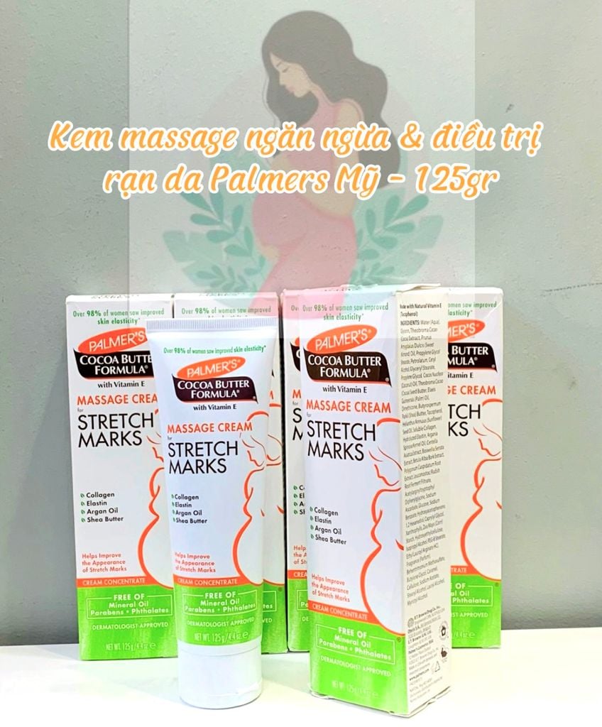 Kem Massage ngăn ngừa và điều trị rạn da Palmers Mỹ - 125g
