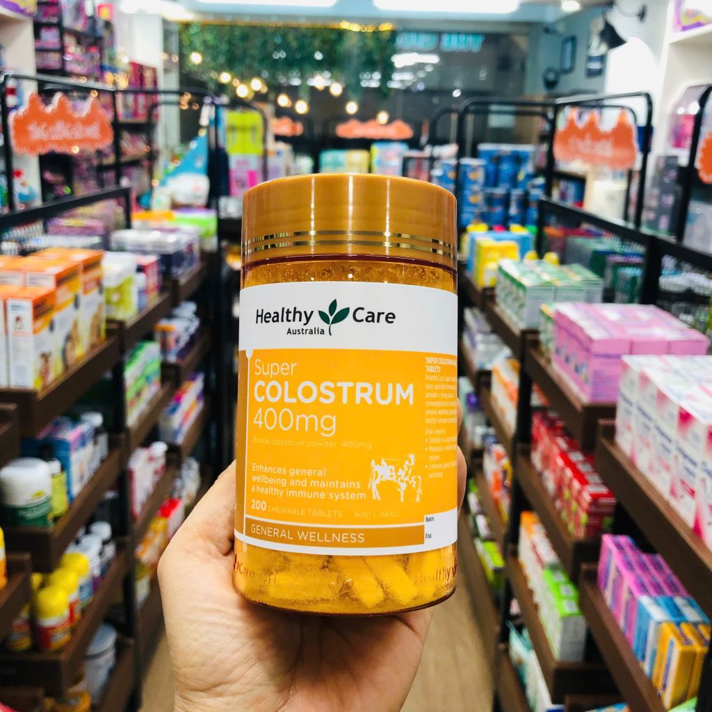 Viên nhai sữa non Healthy Care 200 viên - 2 tuổi+