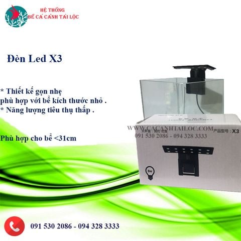 ĐÈN KẸP BỂ CÁ CẢNH X3