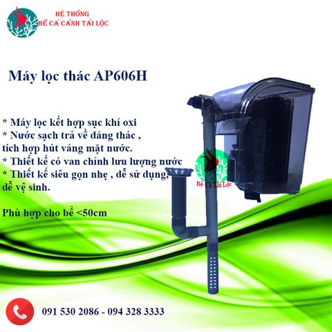 Máy lọc thác bể mini 606H