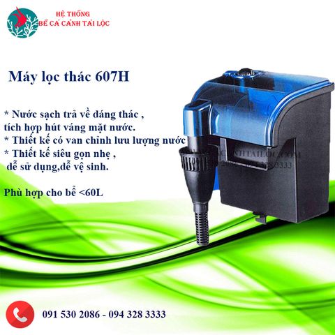 Máy lọc thác bể mini 607H