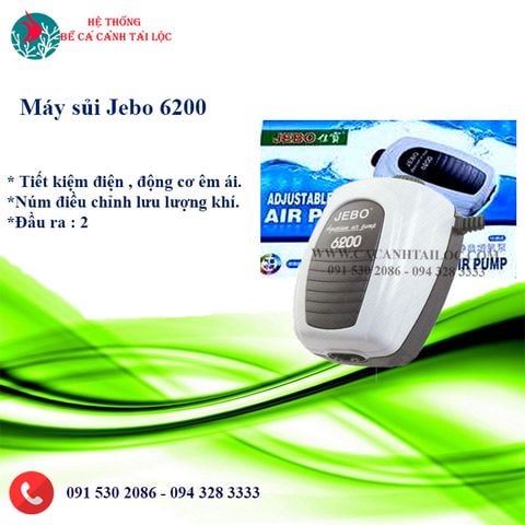 Máy sục khí bể cá mini JEBO 6200