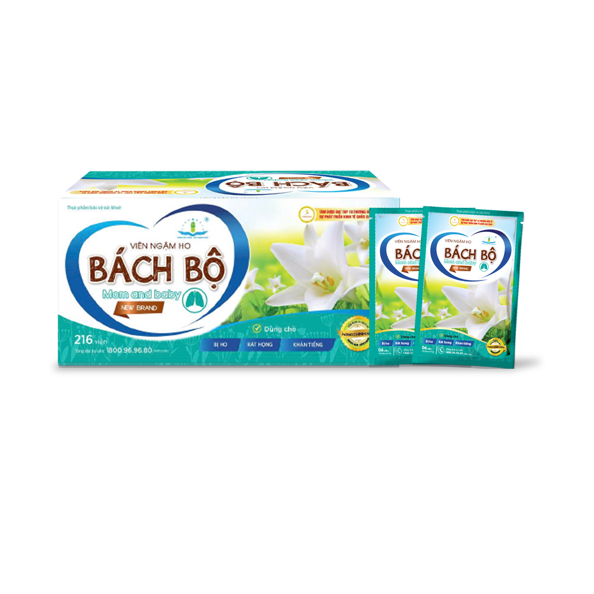  Viên Ngậm Ho Bách Bộ Mom And Baby 