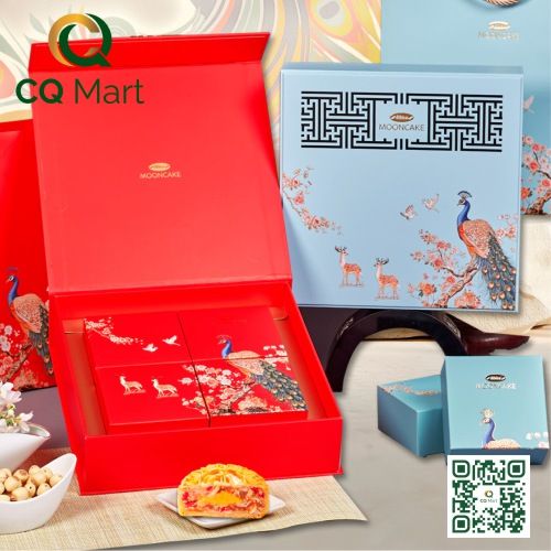 Bánh Trung Thu Bibica 2025 Hộp Bách Nguyệt