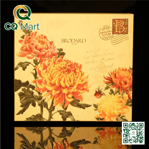 Bánh Trung Thu Brodard 2025 - Hộp 4 Bánh Đa Sắc