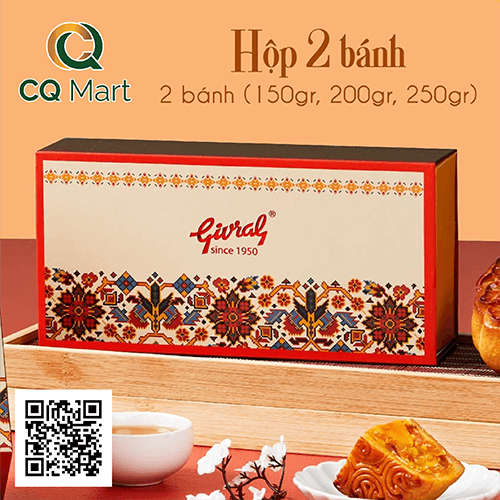 Hộp 2 Bánh - Bánh Trung Thu Givral 2025