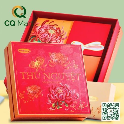 Bánh Trung Thu Bibica 2025 Hộp Thu Nguyệt 4