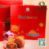 Bánh Trung Thu Yến Sào Khánh Hòa 2025 Combo Hộp 4 Bánh H4/200 2C2M