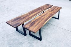 BĂNG GHẾ GỖ WENGE 1M2