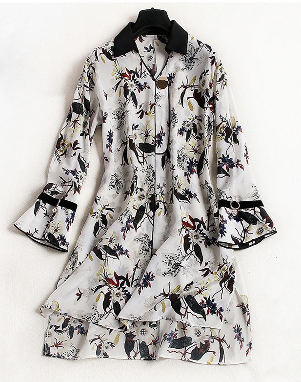 Váy sơ mi tay chuông DN1204003