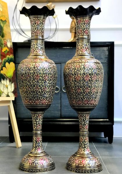 Cặp lục bình - đồng thủ công Pakistan Size95cm