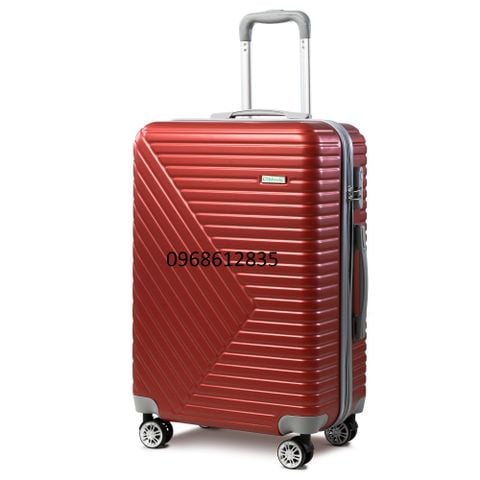 Vali Du Lịch Size 24 Gía Rẻ Mã T66 Màu Đỏ