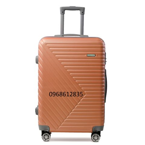 Vali Kéo Xách Tay Size 20 Màu Hồng Da Mã T66