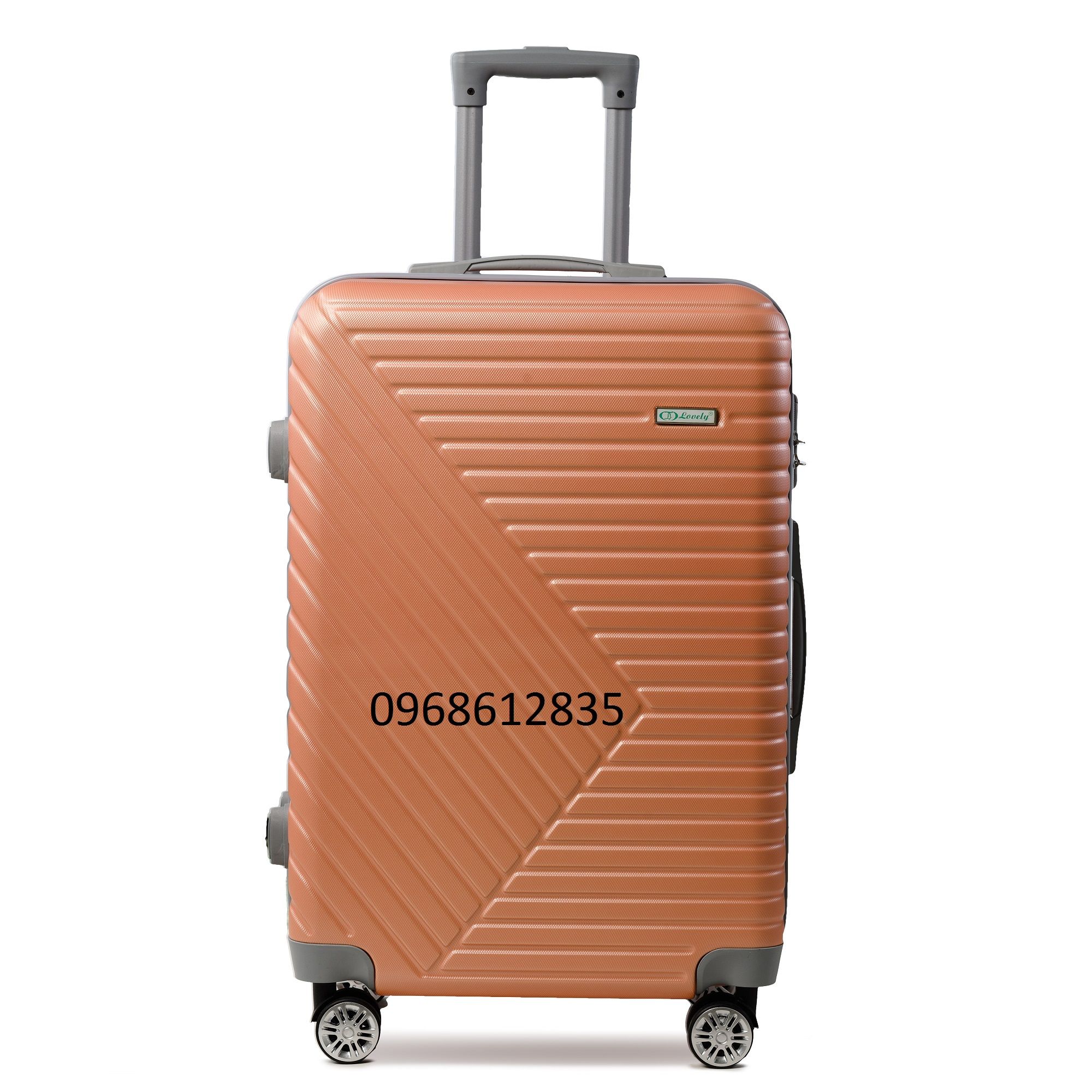 Vali Kéo Xách Tay Size 20 Màu Hồng Da Mã T66