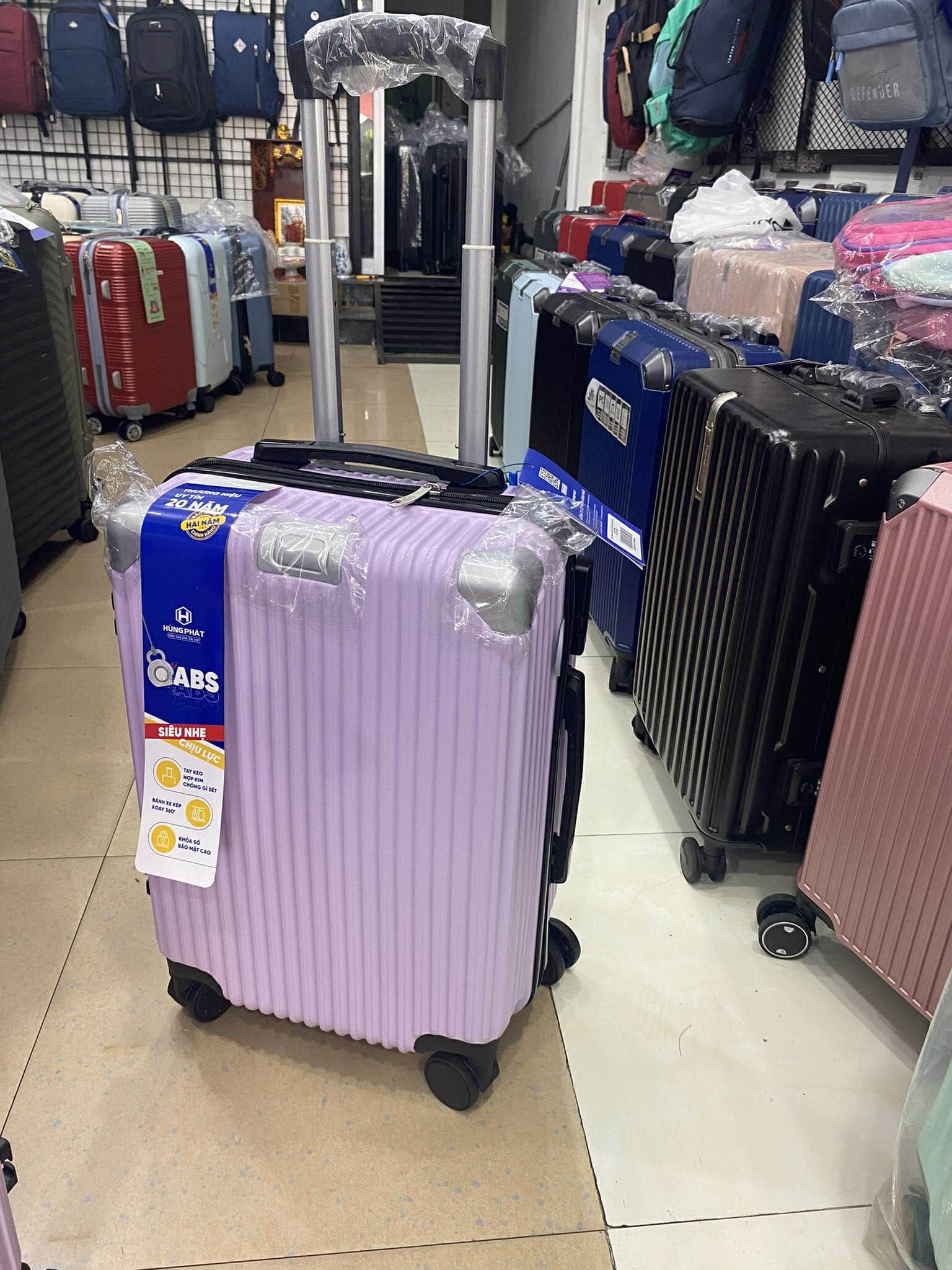 Vali 218 size 20 màuTím Nhạt