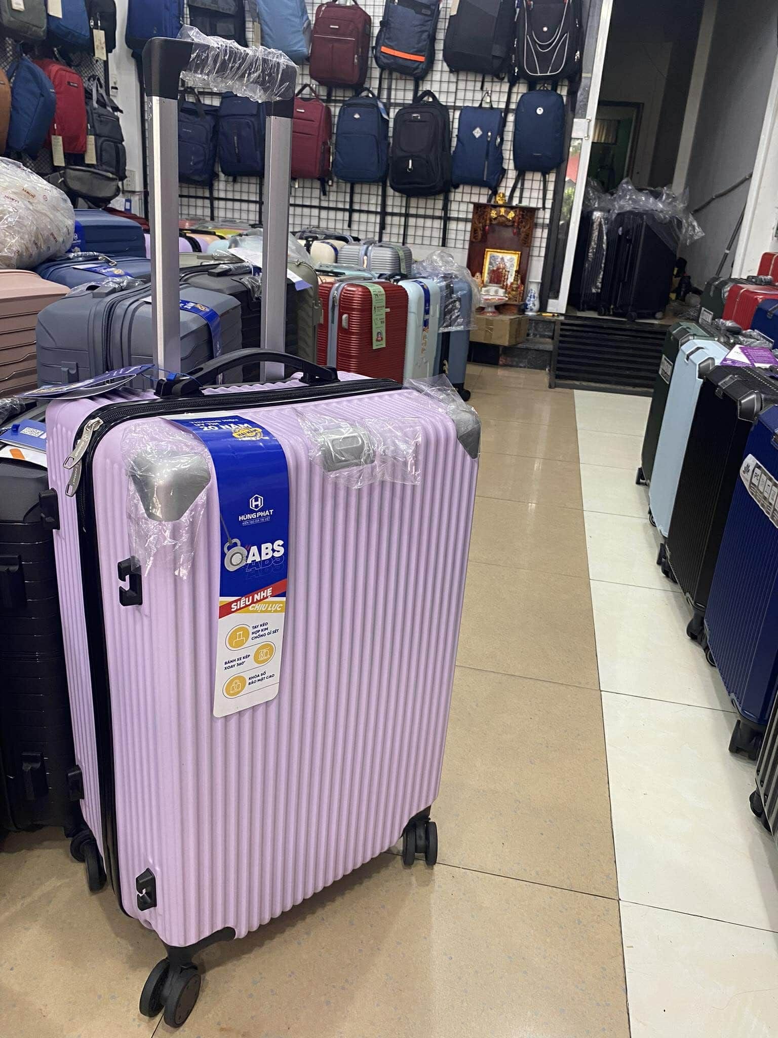 Vali Kéo size 24 (M) Mã 218 Màu Tím Nhạt