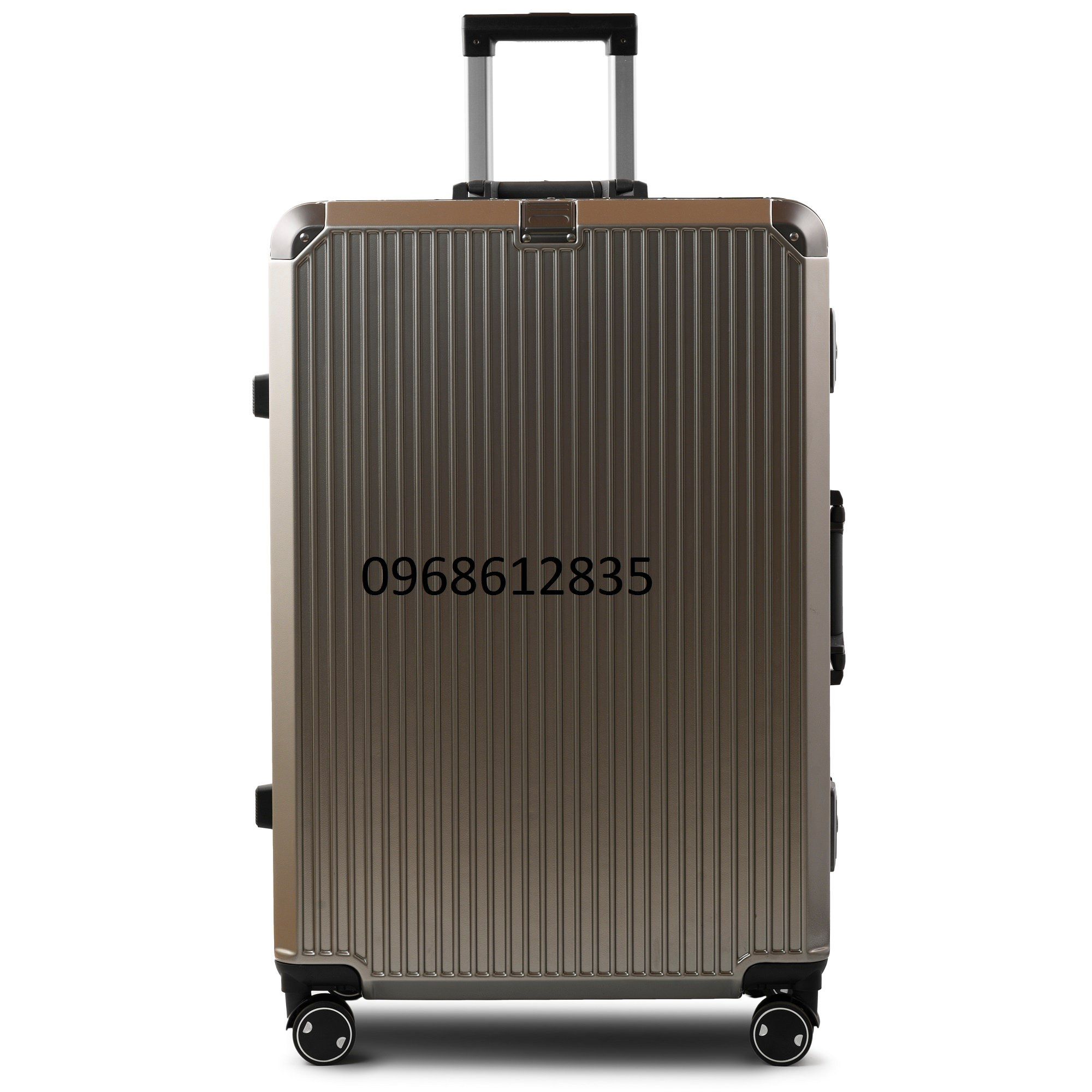 Vali Khung Nhôm Khóa Sập 8003 Size 20 Màu Đồng