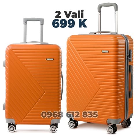 Combo 2 Vali Mã T66 Màu Cam