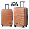 Combo 2 Vali Size 20&24 T66 Màu Hồng Da