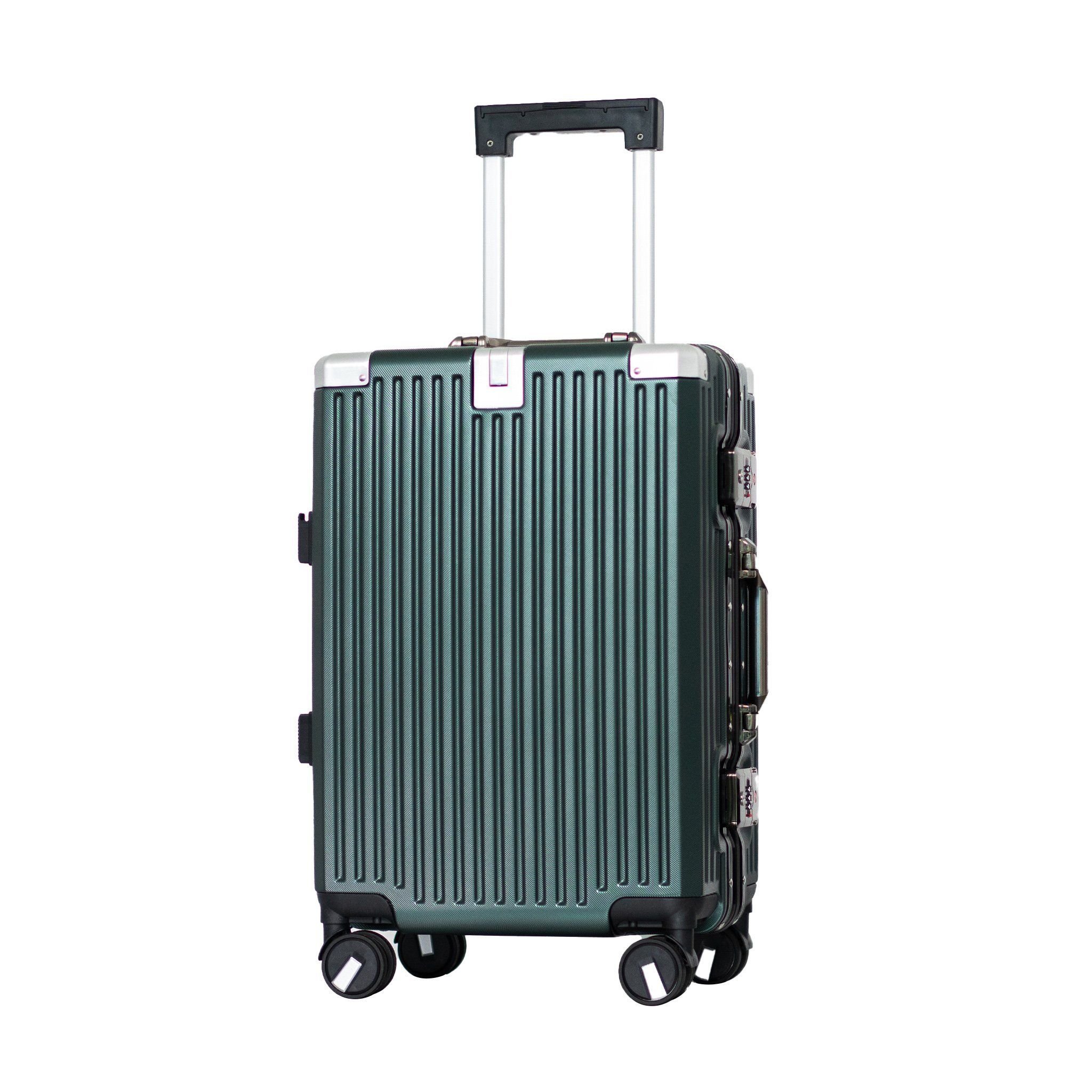 Vali Khung Nhôm Khóa Sập 6009 Size 20 Rêu