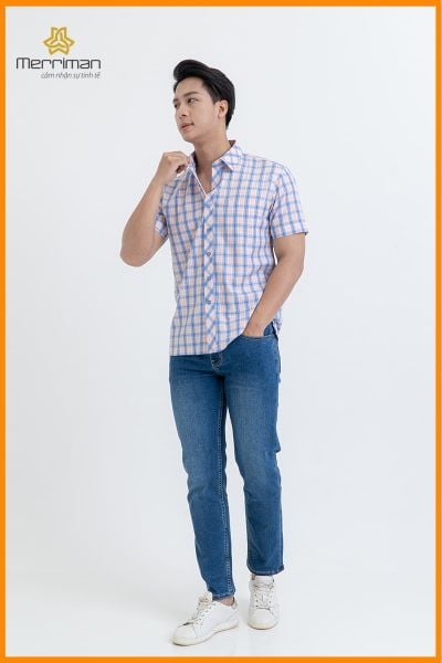 Áo sơ mi caro nam trẻ - Xu hướng thời trang không bao giờ lỗi mốt
