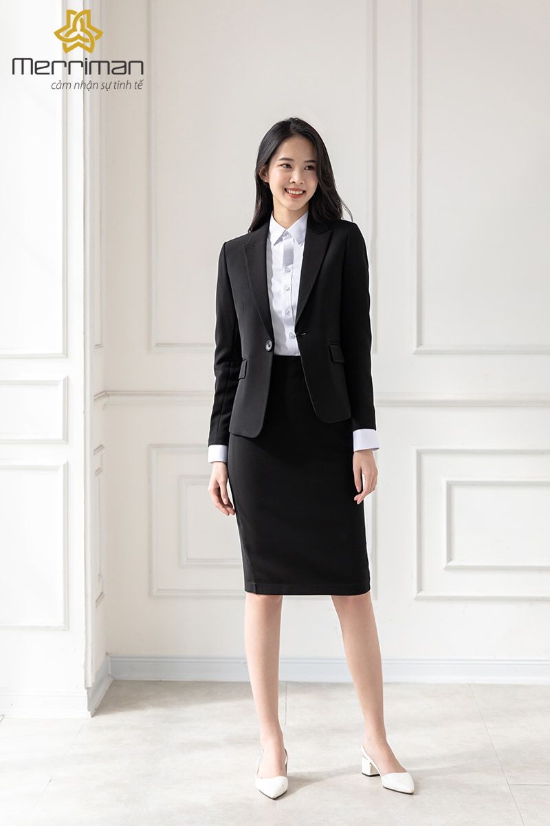 Váy Bút Chì Đen Cotton tuyết VBC 55 #33 Váy Bút Chì Đen Cotton tuyết VBC 55