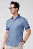  Áo thun polo in thoáng mát Merriman mã THMTS058 màu BLUE 