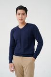  Áo len nam cao cấp THMAL028 màu xanh Navy - Merriman 