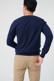  Áo len nam cao cấp THMAL028 màu xanh Navy - Merriman 