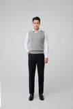  Áo len ghi lê nam cao cấp Merriman mã THMAL030 màu xám 